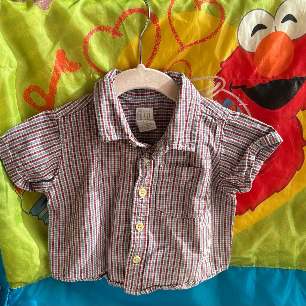 Vintage 90s Baby Gap Button Down Shirt Boys